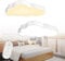 NAIZY 48W LED Deckenleuchte Wolken Deckenlampe Dimmbar mit Fernbedienung Lampe Modern 500x300x53mm Ultradünne Zimmerlampe Wolke Kinderzimmerlampe Cartoon Lampe, für Kindergarten Schlafzimmer