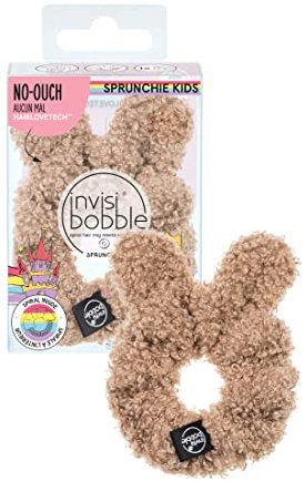 Invisibobble Kids Scrunchie Teddy I 1x Haargummi Plüsch Scrunchies Super Süß I Geschenke Für Mädchen I Haarschmuck Flauschig