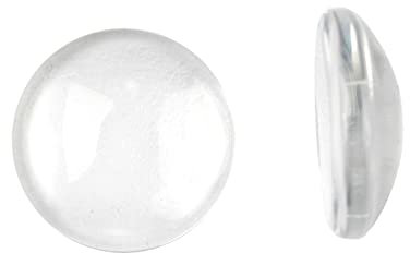 Cheriswelry 200 Stück 12 mm Glas-Cabochons, runde Kuppel, Cabochons, flache Rückseite, Glasfliesen für Kamee, Foto, Anhänger, DIY, Dekoration, Handwerk, Schmuckherstellung