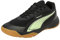 PUMA Unisex Solarflash III Indoor Court Shoe, Black-Fizzy Apple, 38.5 EU