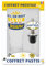 STC Coffret Pastis Verre et Bec verseur Ici on boit la Vie en Jaune