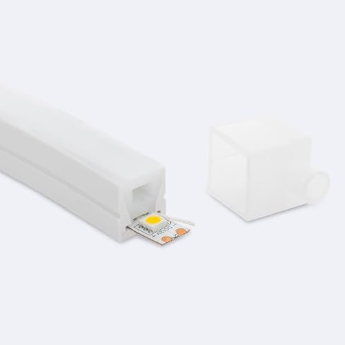 LEDKIA LIGHTING Profil Neon SFLEX 16x16 vertikale Kurve für LED Streifen IP20 bis 8 mm 2 m