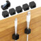 Bigqin Cable Holder Clips:8 Pack Cable Clips Self Adhesive Magnetic Cable Organiser Cable Tidy Clips for Office Supplies, Home, Wall, USB Charging Cable, Kitchen Appliances (Black)
