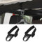 deemars 2PCS Überrollbügel Kleiderbügel Kleiderhaken, Automotive Haltegriffe, Auto-Innenraum-Zubehör Haltbarer Kleiderbügel-Gürtel Geeignet für Jeep Wrangler CJ YJ TJ LJ JK JKU JL JLU JT (Schwarz)