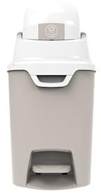 DIAPER CHAMP - Geruchsloser Windeleimer - HANDSFREE standard - Normale Müllbeutel - Pedaleimer - Beige