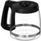 Jarra de vidrio de repuesto para cafetera de 12 tazas compatible con los modelos de cafetera Hamilton Beach 46310, 49980R, 49976, 49350, 49980A, 49980Z, 49983, 49618, 46300, 49966, 1 paquete
