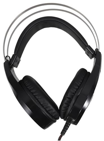 WATIIFUFU 1Stk Mikrofon Computer-Headset Kinder-Kopfhörer Headsets für Studiomonitore Headphones with Cable Gamer kopfhörer mit mikrofon Spiel-Headset Computerkopfhörer Metall Black