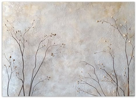 Feeby - 3d Tapete - 400x280cm - Fototapete Schlafzimmer - Pflanze Zweige Knospen - Deko Wohnzimmer - Wallpaper - Wand Deko - Wandtapete - Wandbild XXL - Tapete - Wanddeko - Vliestapete - Wandbilder