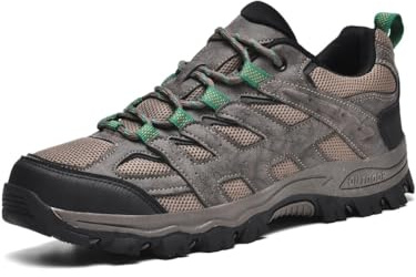 Trcloltc Herren Wanderschuhe Wasserdicht, Outdoor Trekkingschuhe, Leichte Trail-Sportschuhe Braun 43