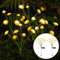 Hulaiyaa 2 Packs Solar Pilze Garten Lampe Wasserdicht Dekoration, 8 LEDs Solar Pilz Lichter, 2 Beleuchtungs Modi Lichterkette Pilze Aussen für Rasen Terrassen Weihnachtsbaum Geburtstag Deko