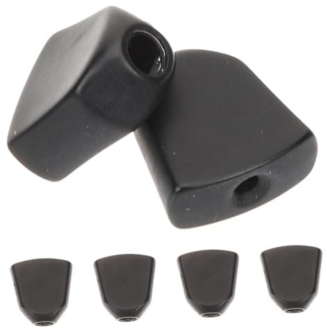 Mikinona 1 Set Locking Tuner 3X3 Bass Tuning Pegs Clip Gitarrentuner Kit Gitarrentuner Rack Akustiktuner Gitarrenbasstuner Gitarrenknöpfe Pin Gitarreneingangsbuchse Gitarrentuner Acryl