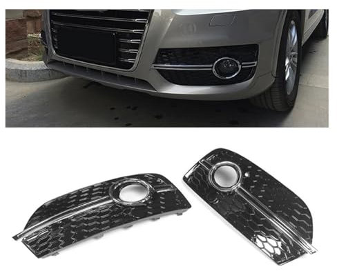 Q3 Waben-Nebelscheinwerfer-Abdeckung vorn, Sport-Nebelscheinwerfer-Grill, kompatibel mit Audi Q3 Standard 2013–2015, Auto-Styling-Zubehör
