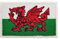 2PCS UK British Union Flag Patch & Welsh Dragon Patch, Hook and Loop Embroidered National Emblem Patches for Football Jersey, Backpack, Caps, Travel Gear, Tactical Clothes, Billiards Accessories