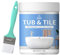 Pintura Para Azulejos,pintura Para Bañeras Y Azulejos | Reparación De Pintura De Baño Blanca | Kit De Acabado De Secado Rápido Para Baño, Pintura A Base De Agua Para Bañeras, Fregaderos