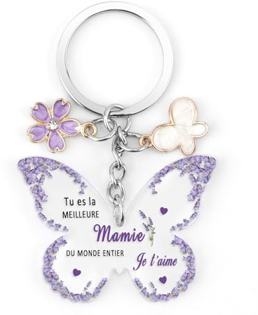 Acrylique Porte Clef Cadeau Papy Papi Maman Papa Couple Copain Copine Anniversaire Noel Retraite Remerciement Saint Valentin Fête Des Pères Mères Porte Clé Cadeau Homme Femme Original