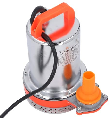 Hyuduo 220 W Edelstahl-Tauchpumpe, DC 12 V, Hochhub-Wasserpumpe für Teich, Pool, Boot, Aquakultur mit ABS-Laufrad und 10 M Maximalem Hub