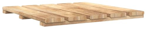 vidaXL Piastrella per Decking 6 pz Marrone 50 x 50 cm