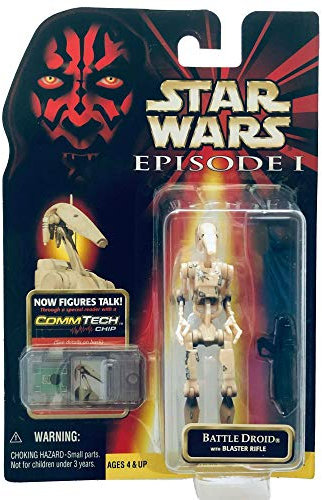 KENNER 1999 STAR WARS EPISODE I COLL. 1 BATTLE DROID SLICED VERSION