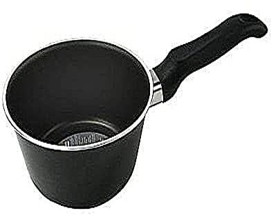 Ballarini Firenze Casseruola 1 Manico, Acciaio Inossidabile, Nero, 12 cm