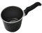 Ballarini Firenze Casseruola 1 Manico, Acciaio Inossidabile, Nero, 12 cm