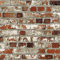 Ugepa 102538 Papier peint Rouge brique/blanc
