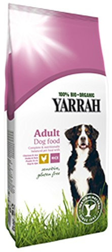 Yarrah 3er-Set Bio Hundefutter Sensitive Huhn, Reis 10kg