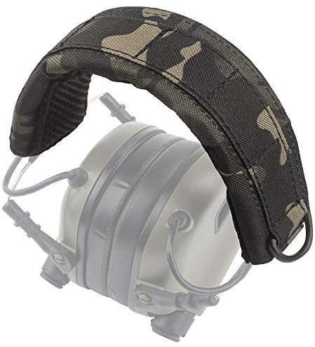 Opsmen Kopfband Kopfbügel-Abdeckung für modulare Kopfhörer, allgemeine Taktik, Accessoires, Beutel, Tasche, Unisex-Erwachsene, Multicam Schwarz