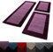 Unbekannt Shaggy Hochflor Teppich Carpet 3TLG Bettumrandung Läufer Set Schlafzimmer Flur, Farbe:Lila, Bettset:2x80x150+1x100x200