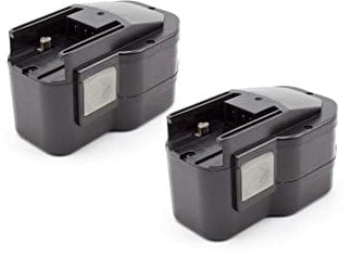 vhbw 2x NiMH battery 1500mAh (12V) for electric power tools Milwaukee PSM 12PP