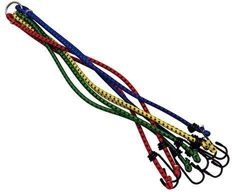Preisjubel 2 x Gepäckspinne 8-armig ca. 80cm aus Latex, Gepäckgummi, Gepäckspanner, Spanngummi