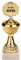 BRUBAKER Pokal - goldene Trophäe mit Marmorsockel - Geschenkidee - Motiv: Du bist super