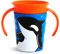 Munchkin Miracle 360° WildLove Tasse Bébé | Tasse Bébé Étanches | Tasse de Sevrage Bébé Sans BPA avec Bord de Boisson 360° - Emballage Écologique | 6oz/177ml | Orque