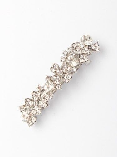 Arranview Jewellery Sparkles and silver hair barrette clip 7cm long