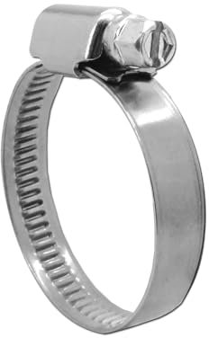 Schellen Schlauchschellen V4A Edelstahl W5 8mm -130mm Schneckengewinde Ring-Schelle 9mm Bandbreite Rostfrei, Spannbereich:50-70mm | 10 Stk.