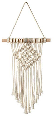 WEDSA Quaste Traumfänger Wandbehang Wandteppich Anhänger Handwerk handgewebte Quaste Dekoration für Schlafzimmer Schlafsaal-A-45x20cm, China