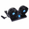 Jazooli 12v Fan Plug Car Van Truck Camper Campervan Caravan Motorhome Auto Portable Twin Dual Dash Cooling Swivel 360 Degree Cool 2 Speed Air Electric Fan