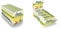 TREK High Protein Flapjack Smooth Lemon - Gluten Free - Plant Based - Vegan Snack - 50g x 36 bars & High Protein Flapjack Smooth Lemon - Gluten Free - Plant Based - Vegan Snack - 50g x 16 bars
