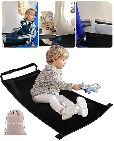 AWAHITAWA Kleinkind-Reisebett, Flugzeug-Reisesitz, Essentials, Kinder, tragbares Kleinkindbett, Baby-Flugzeug-Reisebett-Zubehör, Flugzeug-Must-Haves für Kleinkinder
