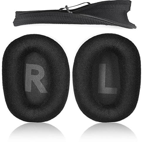 Coussinets de rechange pour casque de jeu Logitech G Pro/G Pro X - Coussinets pour casque de jeu Logitech G Pro/G Pro X (coussinets en flanelle + bandeau tricoté)