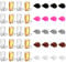 Sumind 40 Pieces Cowboy Cowgirl Party Decorations Supplies Included 20 Plastic Mini Western Cowboy Hats and 20 Pcs 1 oz Miniature Cowboy Boot Shot Glasses for Cowboy Birthday (Mixed)
