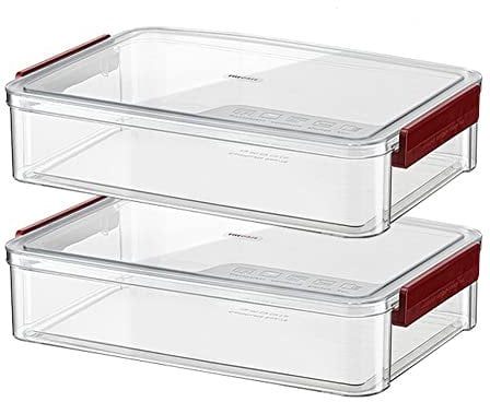 Comforhous Transparente Kunststoff-Aufbewahrungsboxen mit Deckel, stapelbare Aufbewahrungskörbe, Papier-Aufbewahrungsbox, Behälter für die Organisation von A4-Aktenpapier, Dokumenten, Fotos,