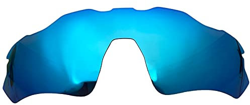 Wetnenss Replacement Lenses for Radar EV Path OO9208 Sunglasses/1.5mm polarized/easy to install (same ice blue)