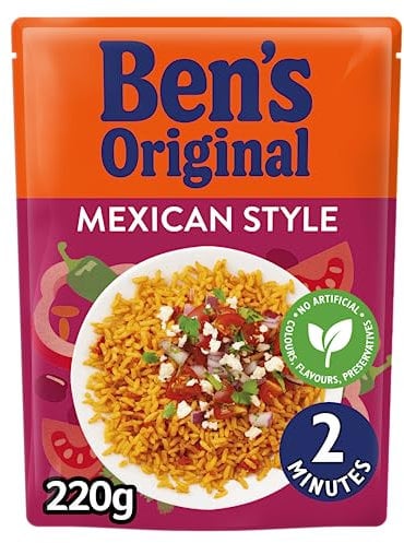 BEN'S ORIGINAL Mexican Style Microwave Rice Pouch 220g - Serves 2