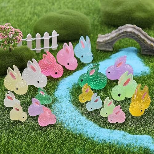 CSMEN Mini Resin Ducks Luminous Resin Little Ducks Colorful Tiny Resin Duck Miniature Animal Figures Set for Aquarium Miniature Garden Micro Landscape Dollhouse Craft Pot Decorations 150PACK