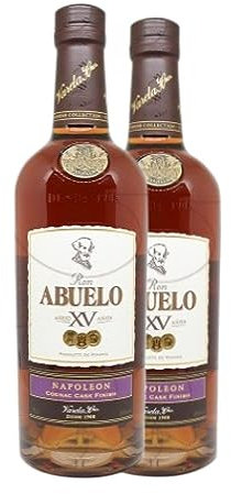 Rum Abuelo XV Napoleón Kleine Flasche 20 cl (Schachtel mit 2 Kleine Flasche von 20 cl)
