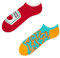 Dedoles Socken Unisex Damen Herren & Kinder Baumwolle viele lustige Designs 1 Paar Geschenk links rechts verschieden, Farbe: Mehrfarbig, Motiv: Pommes mit Ketchup, Gr. 39-42 EU