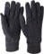 styleBREAKER Damen Touchscreen Fleece Handschuhe Einfarbig, warme Fingerhandschuhe, Winter 09010047, Farbe:Schwarz