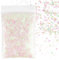 BETESSIN 50g Glitzer zum Basteln Bunt Glitzerpulver Pailletten Reflektierend Glitter Pulver Glitzer Basteln Kerzen Schminke Glitzerpuder für Nägel Gesicht Makeup Kartenbasteln Handwerk Nagelkunst