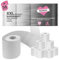 ROOSA® Toilettenpapier 56er Pack | supersoft rosa | 3lagig 130 Blatt | Tiktok Star Beat Mörker | Klopapierkönig (56x weiß)