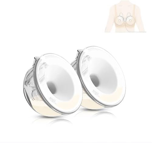 Youha - The ONE - Express Cups Plus - handfree - Compatible with Different Pump Brands - BPA Free - 2X 240ML Collection Cups - 22mm Breast Shield Reducer & 24mm Breast Shield - Extra valves Included